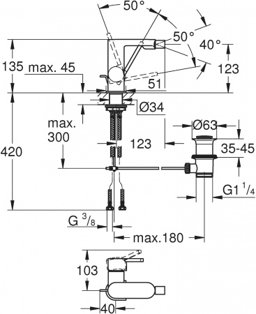 ��������� Grohe Plus 33241003 ��� ����