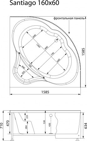 ��������� ����� Aquanet Santiago 00205545 160x160 � ��������