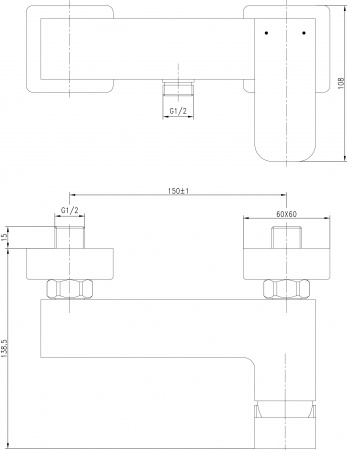 ��������� Aquanet Cubic SD90447 ��� ����