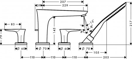 ��������� Hansgrohe PuraVida 15446000 �� ���� �����