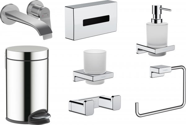 �������� ��������� Hansgrohe Vivenis + ����� ����������� ��� ������, 7 ���������, ����