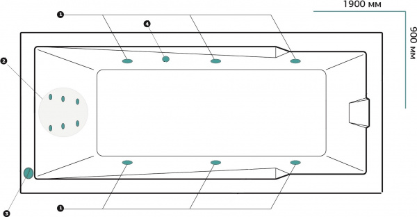 ��������� ����� Marka One Raguza 01��1990���� ��������, 190x90