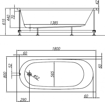 ��������� ����� Kolpa San Tamia 180x80, � ��������