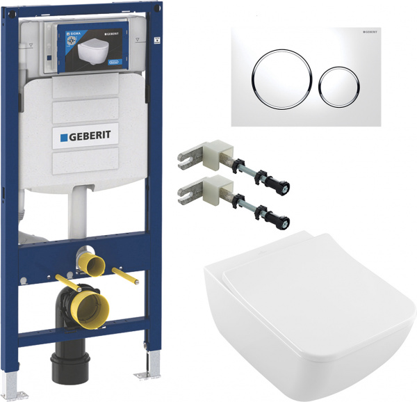     Villeroy & Boch Venticello 4611RS01  +     Geberit Duofix 111.815.00.1   +     Geberit Duofix UP 320 111.300.00.5 +  