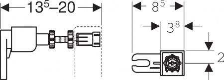 ��������  ������ ��������� Villeroy & Boch O.Novo 5660HR01 alpin, ������������ + �������� ��������� ��� ����������� Geberit Duofix 111.815.00.1 � ����� + ������� ����������� ��� �������� Geberit Duofix UP 320 111.300.00.5 + ������ �����