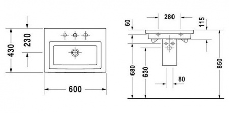  Duravit 2ND Floor 0491600000 (60 )
