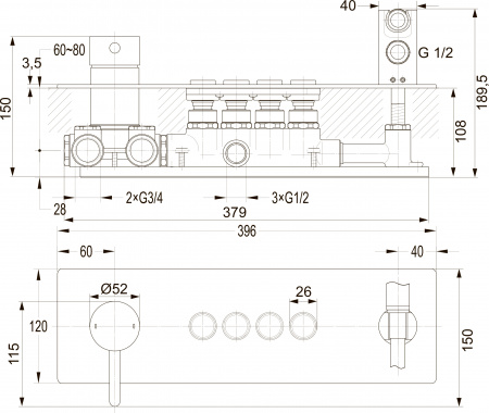��������� Omnires Y Goclick Y1239/1GCCR � ���������� ������, ��� ����� � �����, ����