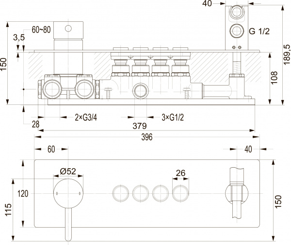 ��������� Omnires Y Goclick Y1239/1GCCR � ���������� ������, ��� ����� � �����, ����