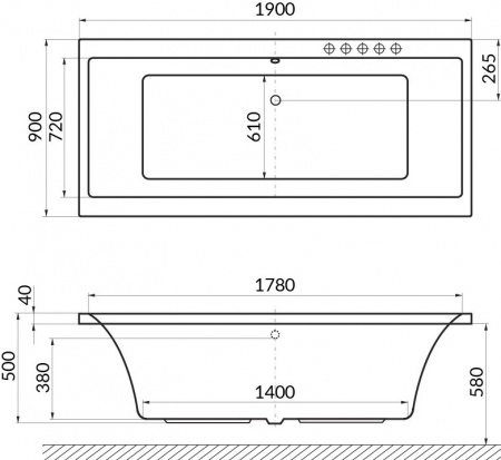 ��������� ����� Excellent Pryzmat 190x90