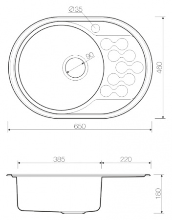 ����� �������� Omoikiri Kasumigaura 65-AB-L ������