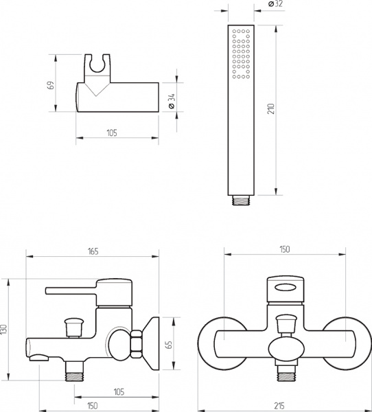 ��������� Veragio Giamina VR.GMN-5401.CR ��� ����� � �����
