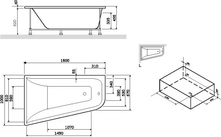��������� ����� AM.PM Spirit V2.0 W72A-160L100W-A2 160x100 � �������� + ������ �� ����� + ���������� AM.PM �� 30 ���� �������� �� �����������