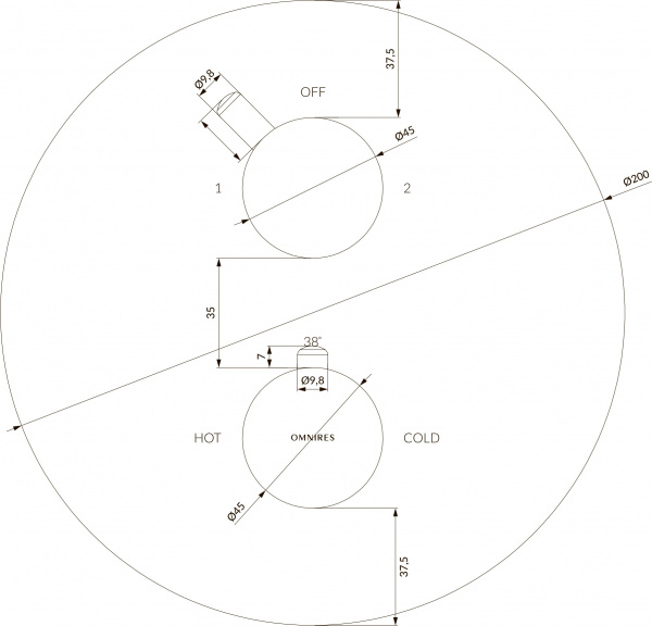 ��������� Omnires Y Y1236ROGL ��� ����, ������