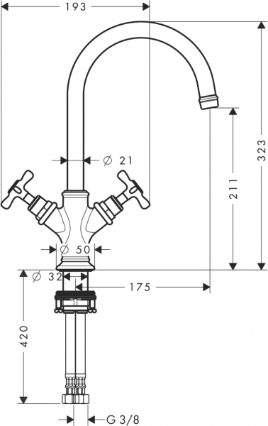��������� Axor Montreux 16506000 ��� ��������, ����