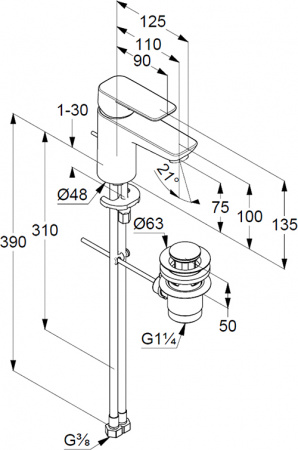 ��������� Kludi Pure&Style 403820575 ��� ��������