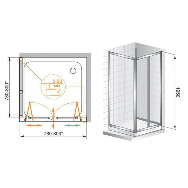 ������� ������ Cezares Porta AS2 80/80 C Cr
