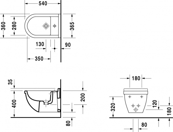 ���� ��������� Duravit Starck 3 2230150000