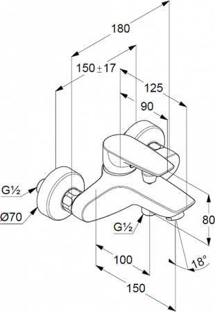 ��������� Kludi Pure&Solid 346810575 ��� ����� � �����