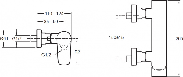  Jacob Delafon Aleo E72351-CP  