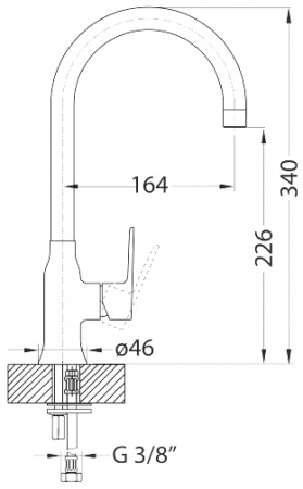 ��������� Alveus Slim Monarch 1134832 ��� �������� �����, anthracite