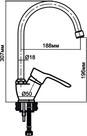 ��������� Aquanet Elements SD20065 ��� �������� �����