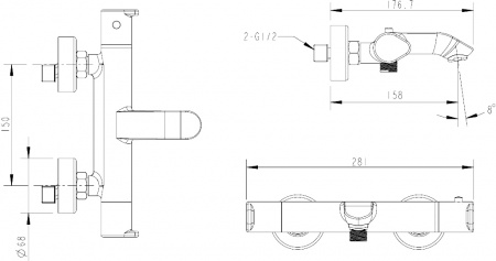 ��������� Bravat Waterfall F673114C-01A-RUS ��� ����� � �����