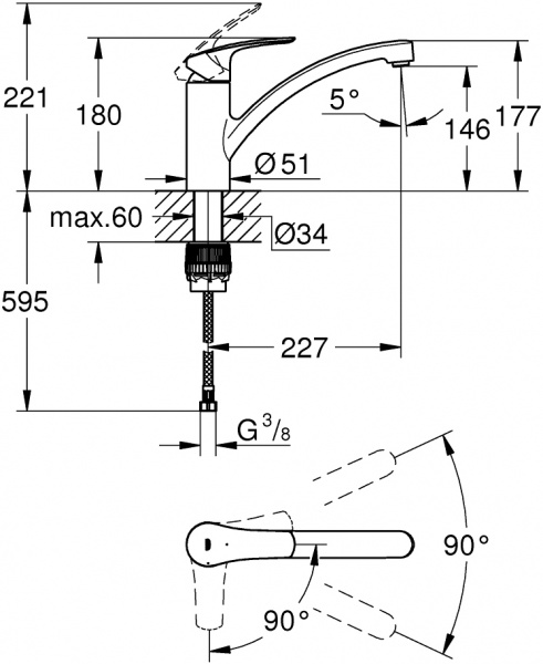��������� Grohe Eurosmart 30260003 ��� �������� �����