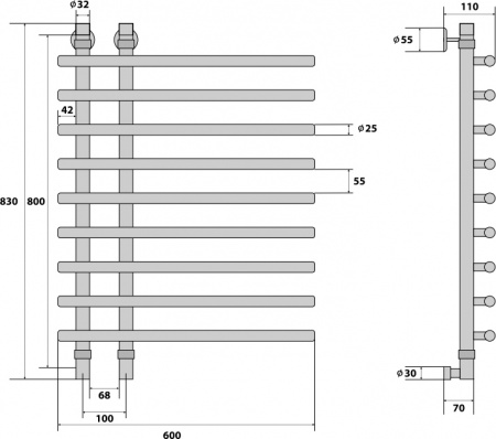 ����������������� ������� Energy Rose 80x60