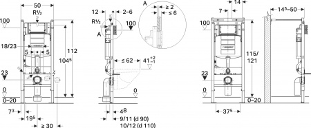 �������� Geberit icon T54 Rimfree 500.362.TC.I