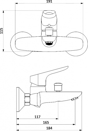 ��������� Damixa Origin Bit 771000200 ��� ����� � �����, �����