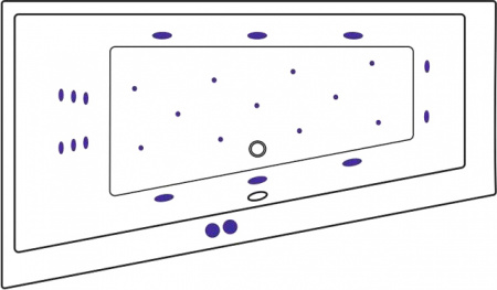 ��������� ����� Excellent Sfera Slim WAEX.SFL17S.ULTRA 170�100 L