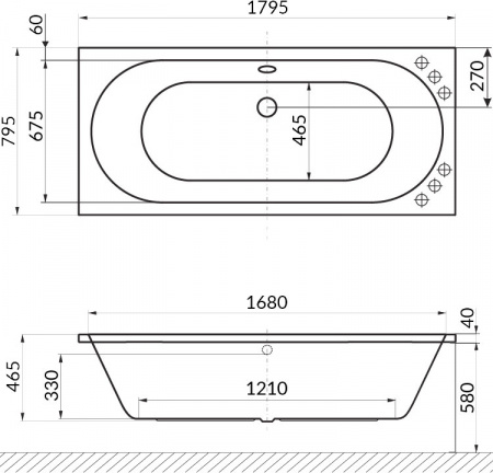 ��������� ����� Excellent Oceana WAEX.OCE18.RELAX 180x80