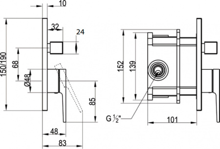 ��������� Villeroy & Boch Liberty TVS10700500061 ��� ����� � �����
