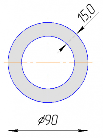 ����� ���������������� Kalde PN20 90�15,0 (������: 4 �)