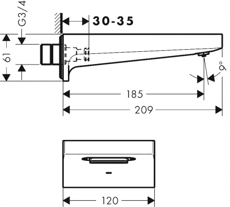 ����� Hansgrohe Metropol 32543700 ��� �����