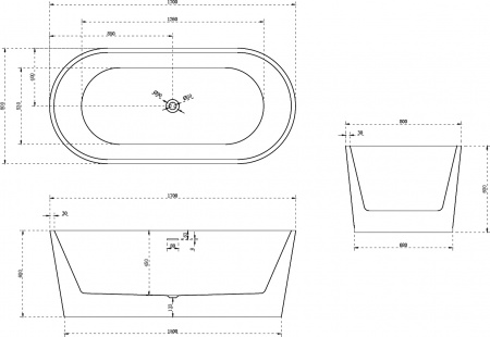 ��������� ����� Abber AB9209B 170x80