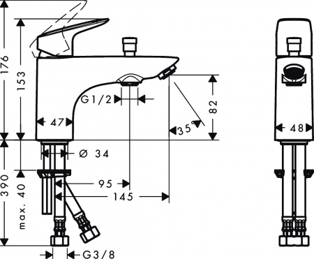 ��������� Hansgrohe Logis 71312000 �� ���� �����