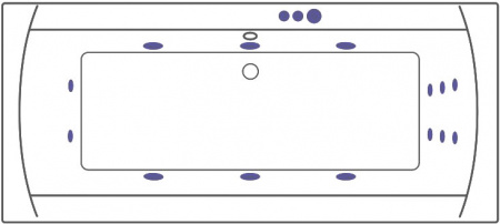 ��������� ����� Excellent Aquaria Lux WAEX.AQU18.SMART 180x80