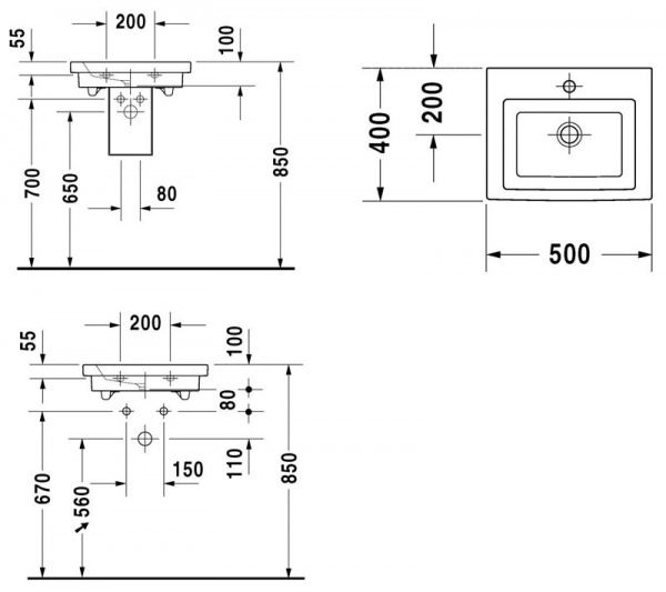  Duravit 2ND Floor 0790500000 (50 )