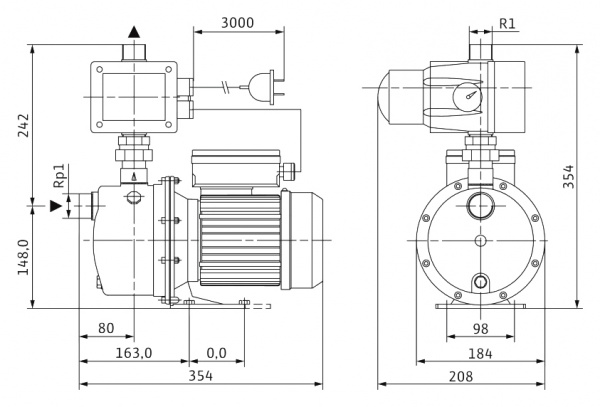 �������� ������� Wilo Jet FWJ 203 EM/2