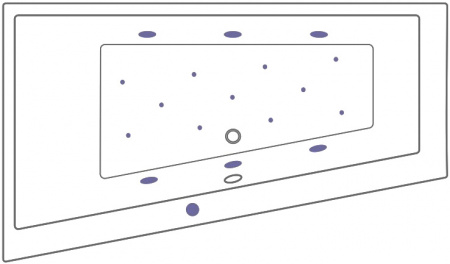 ��������� ����� Excellent Sfera WAEX.SFL17.RELAX 170x100 L