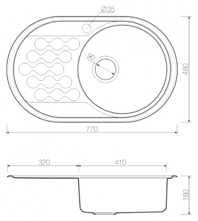 ����� �������� Omoikiri Kasumigaura 77-1-R ����������� �����