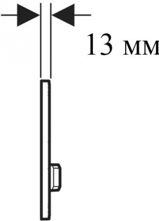 ������ ����� Geberit Sigma 50 115.788.SD.2 ���������� �������� c�����