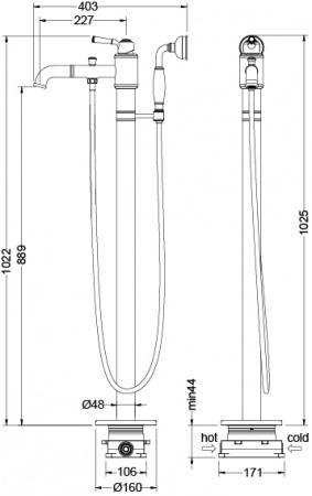��������� Timo Arisa 5300/00Y-CR � ���������� ������, ��� ����� � �����, chrome