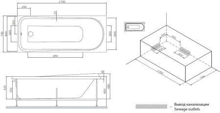 ��������� ����� AM.PM Like 170x70 + ���������� AM.PM �� 30 ���� �������� �� �����������