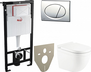 ��������  ������ ��������� BelBagno Senso-R BB017CHR � ������� + ������� ����������� AlcaPlast AM101/1120-4:1RS M71-001