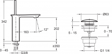 ��������� Jacob Delafon Stance E14761-CP ��� ��������