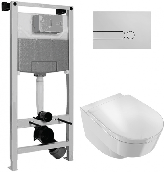 ��������  ������� ����������� ��� �������� Jacob Delafon E5504-NF + ���� ��� ������� ���������� Jacob Delafon Odeon Rive Gauche EDR102-00 + ������ ���