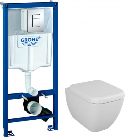 �������� ������ ��������� VitrA Shift 7742B003-0075 ����� ��������� + ������-������� � ����������� + ����������� Grohe Rapid SL 38772001 3 � 1 � ������� �����