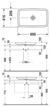 �������� Duravit Puravida 0370700000